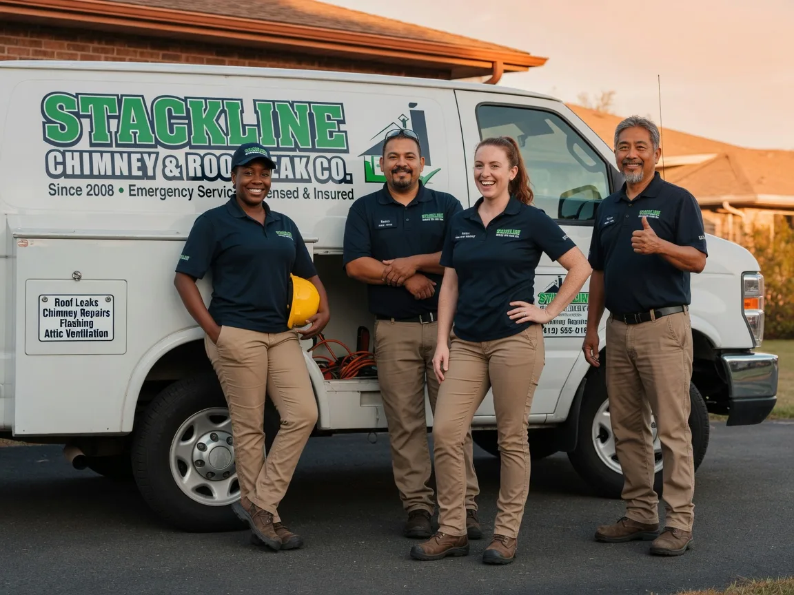 Chimney flashing repair company in Angola, LA